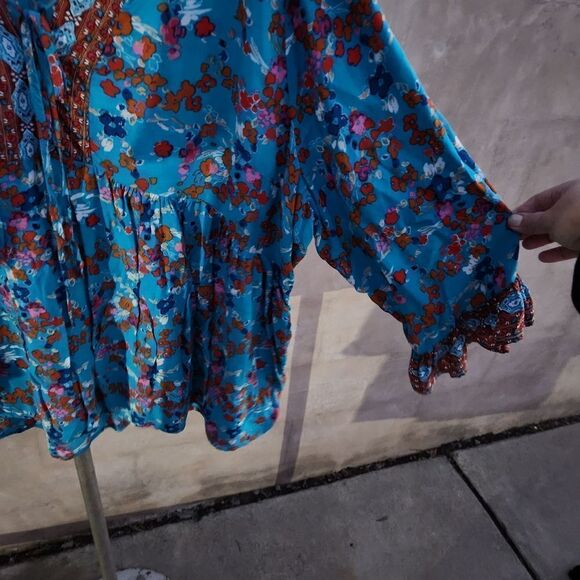 Cynthia Rowley boho blouse tunic - Picture 6 of 9